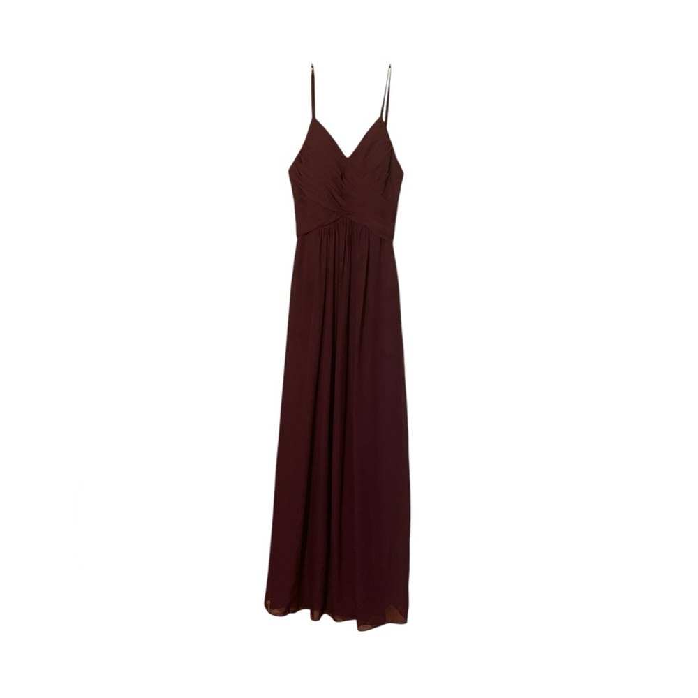 JJ shouse Elegant Purple Evening Gown